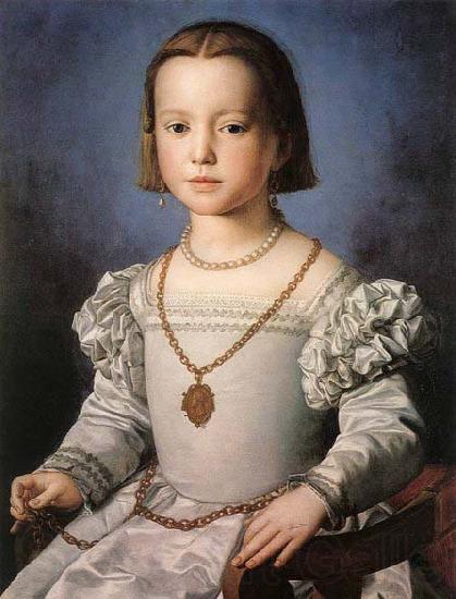 BRONZINO, Agnolo The Illegitimate Daughter of Cosimo I de' Medici Spain oil painting art